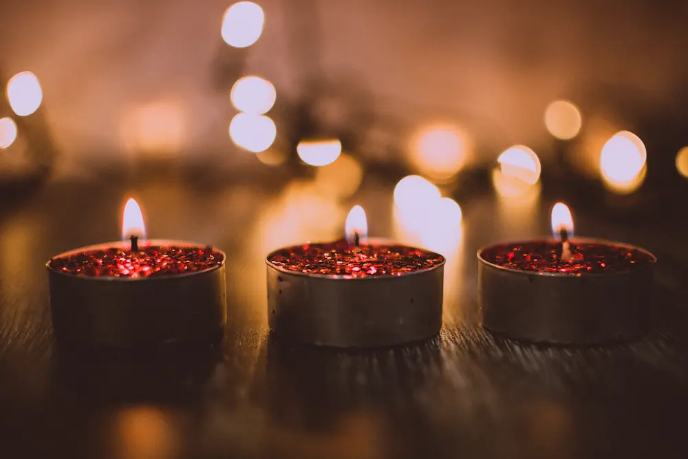 three candles